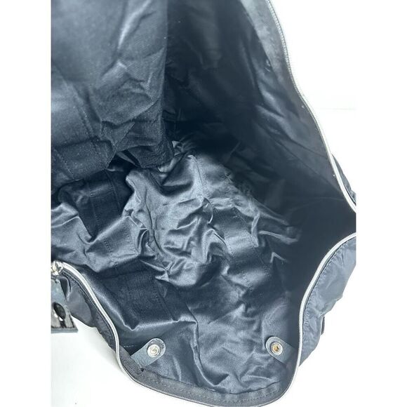 Victoria's Secret Fashion Show London 2014 Carry Tote Duffle Bag Black Silver - Picture 8 of 9